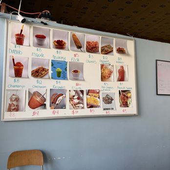 Paleteria Yneveria La Super - Menu of non-paleta items, including the elote and the fruit I had. - Ice Cream & Frozen Yogurt Near Me - Vancouver, Washington Paleteria Yneveria La Super - Menu of non-paleta items, including the elote and the fruit I had. - Ice Cream & Frozen Yogurt Near Me - Vancouver, Washington