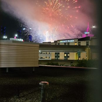 PNC Park - Fireworks from parking garage - Stadiums & Arenas Near Me - Pittsburgh, Pennsylvania