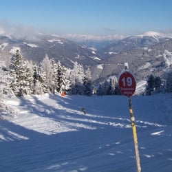 Zirbenwaldbahn - Zirbenwaldabfahrt mit Panorama