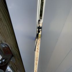 Affordable Fence Guys - The latch has to be pushed over by hand to get the gate to close.