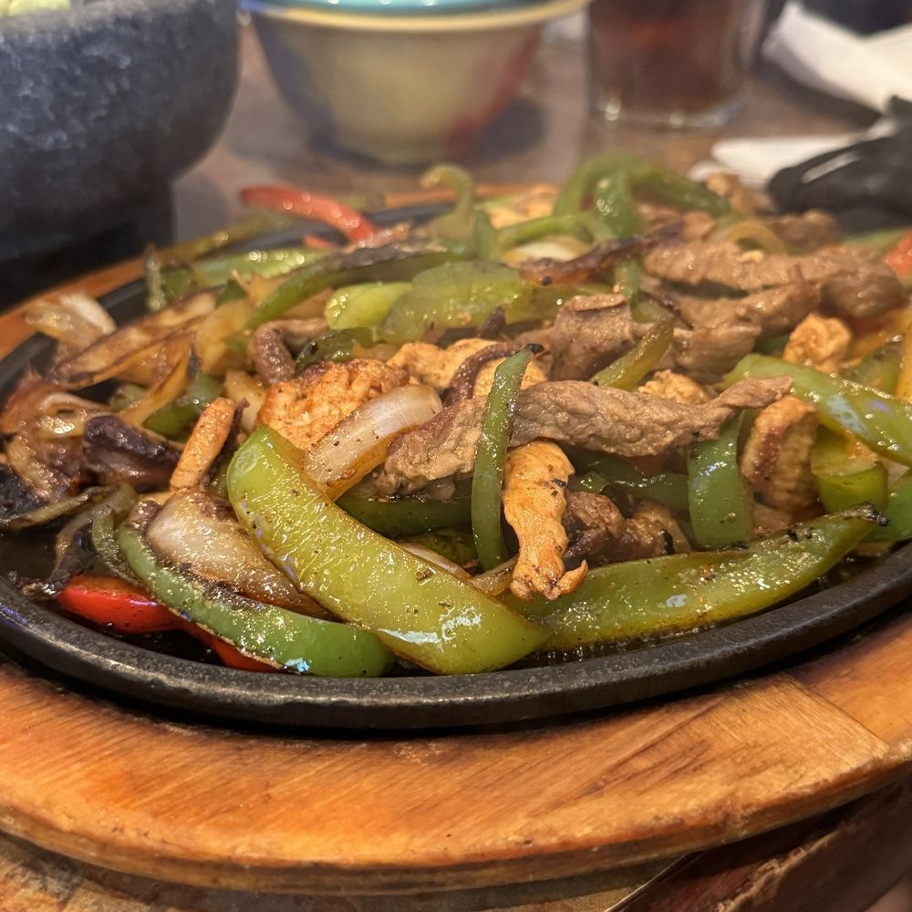 Chicken and steak fajitas Chicken and steak fajitas