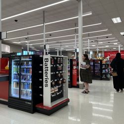 Target - Batteries are located at the checkout lines.