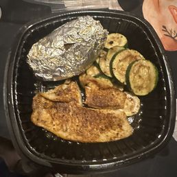 Food was supposed to come with shrimp and a cream on top the manager was very rude and inconsiderate wanted me to pay extra