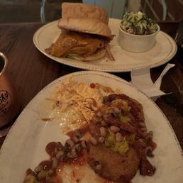 Fried green tomatoes, pig and fig!