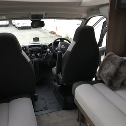 Iconic Motorhomes - Seats convert to a bed