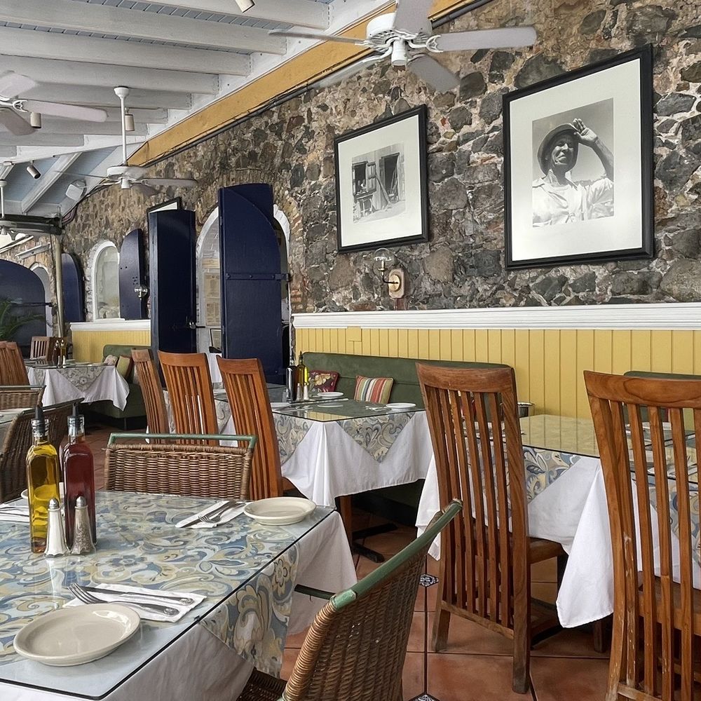 Amalia Cafe - Outdoor patio dining seating - Spanish Near Me - St Thomas, Virgin Islands Amalia Cafe - Outdoor patio dining seating - Spanish Near Me - St Thomas, Virgin Islands