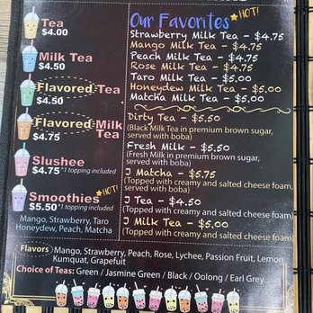 Pho J Love - Seasonal Boba Menu for Takeout! - Vietnamese Near Me - Wheatland, California