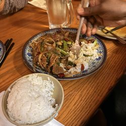 Park One Restaurant - Mongolian beef