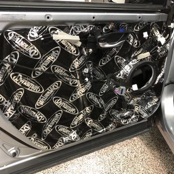 Sound in Motion - Dynamat sound deadening on door - Car Stereo Installation Near Me - Watertown, Massachusetts Sound in Motion - Dynamat sound deadening on door - Car Stereo Installation Near Me - Watertown, Massachusetts