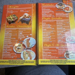 Plazita Mexican Restaurant 4 - Menu