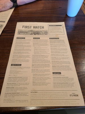 Menu photo 5 First Watch Miami, FL