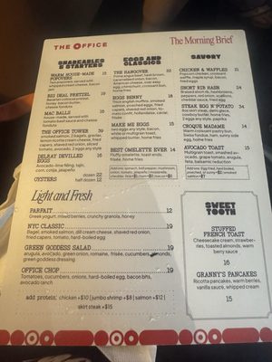 Menu photo 1 The Office Delray Delray Beach, FL