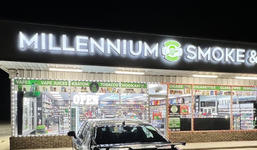 MILLENNIUM SMOKE & VAPE 817 N Gloster St, Tupelo, Mississippi Vape