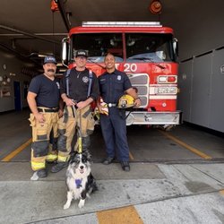 Fire Station 20 - Thank you guys for the photo with my Foster girl Fig!