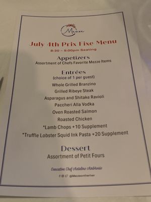 Menu photo 5 Mezze on the River New York, NY