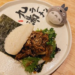 Kyuramen x TBaar - West Midtown - Teriyaki Beef Rice Burger