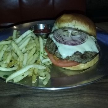 Eureka! - Eureka! Signature American Cheeseburger and fries. - American Near Me - Mountain View, California Eureka! - Eureka! Signature American Cheeseburger and fries. - American Near Me - Mountain View, California