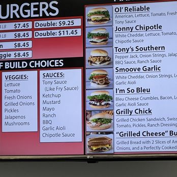 Tonyburgers - Herriman - Menu - Burgers Near Me - Herriman, Utah