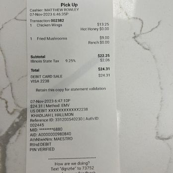 Dough Daddy's Pizza - Receipt - Pizza Near Me - Westmont, Illinois Dough Daddy's Pizza - Receipt - Pizza Near Me - Westmont, Illinois
