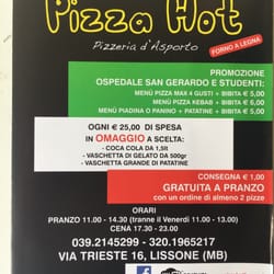 Pizza Hot - Il nuovo volantino di pizza hot..