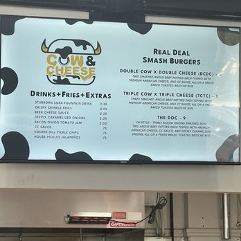 Cow & Cheese - Menu - Burgers Near Me - Maitland, Florida