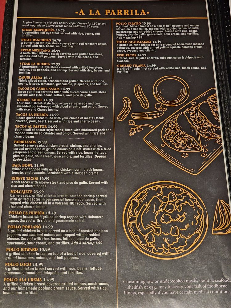 Menu Yelp