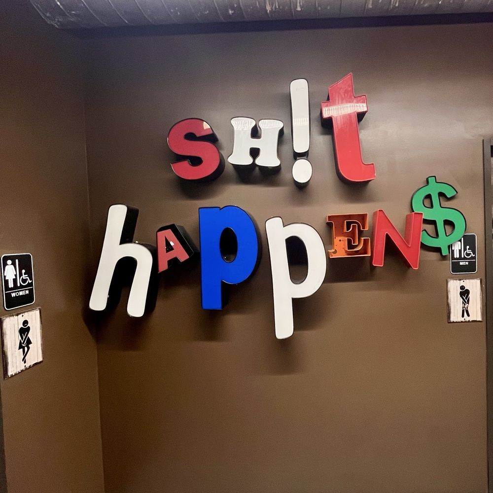Truck Yard - Restroom decor - Food Stands Near Me - Houston, Texas Truck Yard - Restroom decor - Food Stands Near Me - Houston, Texas