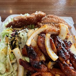 Island Fire Chicken and Chicken Katsu. 100% get the Island Fire Chicken Island Fire Chicken and Chicken Katsu. 100% get the Island Fire Chicken