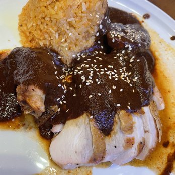 Los Agaves - Chicken mole special - Mexican Near Me - Napa, California