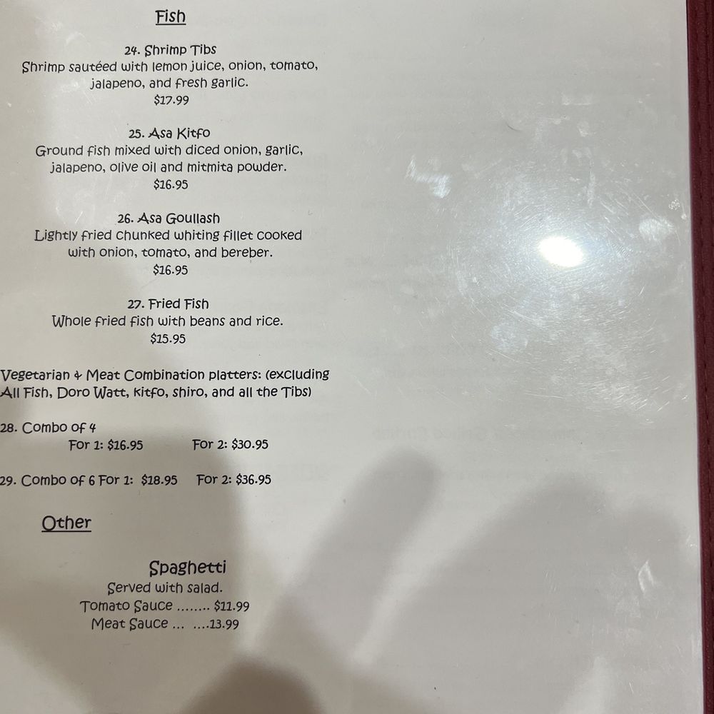 Menu Menu