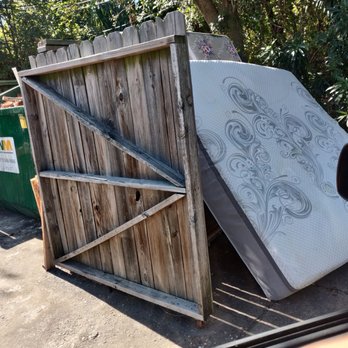 Gallery Furniture - Threw away in apartment trash can only lasted 3.5 years - Furniture Stores Near Me - Houston, Texas