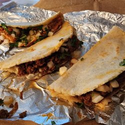 BMC Taqueria - Chorizo, pastor and barbacoa quesadillas