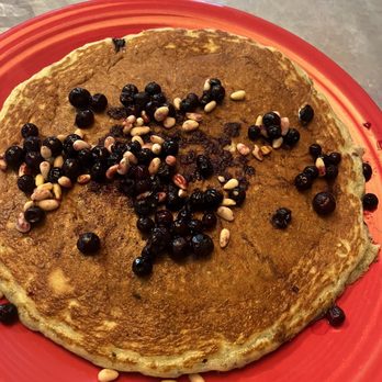 The Range Café - Blue corn pancakes - Desserts Near Me - Albuquerque, New Mexico