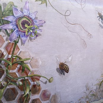 Honey Bee Mural - Public Art Near Me - Panama City, Florida Honey Bee Mural - Public Art Near Me - Panama City, Florida