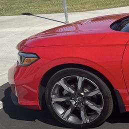 Before and after of the wheels. Before and after of the wheels.