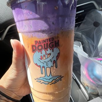 Painted Dough - UBE Thai Tea - Donuts Near Me - Chino, California