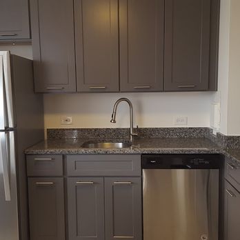 My Mismatched Kitchen Bluer Base Cabinet Yelp