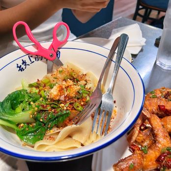 Uncle Zhou - Dial Oil Hand Drawn Wide Noodle - Chinese Near Me - Plano, Texas Uncle Zhou - Dial Oil Hand Drawn Wide Noodle - Chinese Near Me - Plano, Texas