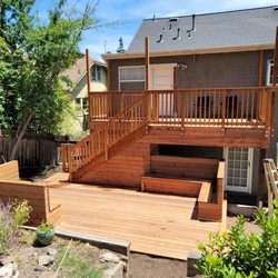 Metamorphosis Construction - Ipe deck and benches, Oakland CA.