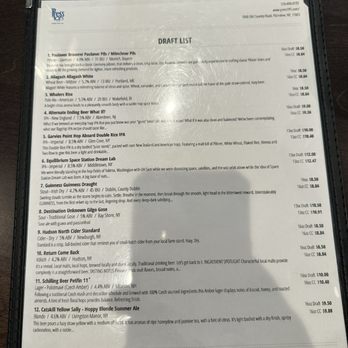 Press 195 - Draft Menu - Sandwiches Near Me - Plainview, New York