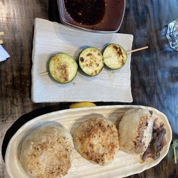 Sumika - The Grilled Rice Ball that took 1 hr to arrive and about $6 zucchini. Both food quality though. - Japanese Near Me - Los Altos, California Sumika - The Grilled Rice Ball that took 1 hr to arrive and about $6 zucchini. Both food quality though. - Japanese Near Me - Los Altos, California