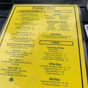 Farley Mac’s - Beverages! - Irish Pub Near Me - Simsbury, Connecticut Farley Mac’s - Beverages! - Irish Pub Near Me - Simsbury, Connecticut