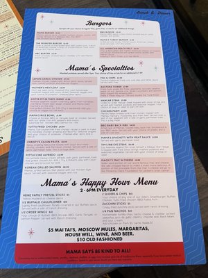 Menu photo 6 Mama's Comfort Food & Cocktails Huntington Beach, CA Menu photo 6 Mama's Comfort Food & Cocktails Huntington Beach, CA