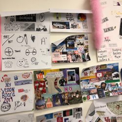 San Jacinto College - South Campus - Some of the student vision boards