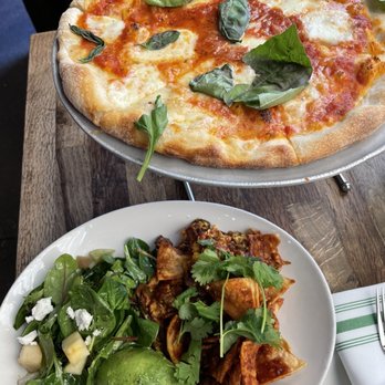 Starbelly - Chilaquilles and Pizza Margherita Pizza - New American Near Me - San Francisco, California