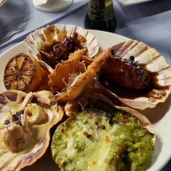 Villa Marina - Shrimp sampler plater - Seafood Near Me - Tijuana, BCN