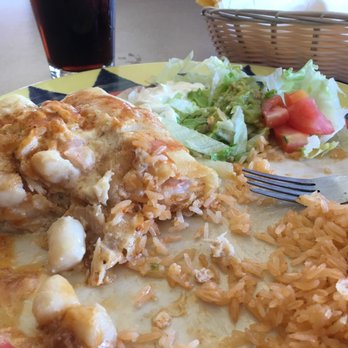 Toro Bravo - Big chunks of crab and shrimp in these half eaten chimichangas! Very good! - Mexican Near Me - Linthicum, Maryland Toro Bravo - Big chunks of crab and shrimp in these half eaten chimichangas! Very good! - Mexican Near Me - Linthicum, Maryland
