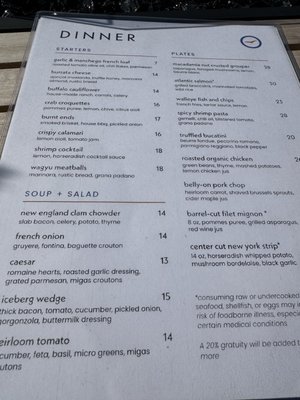 Menu photo 1 Two45 Waterfront Grille Erie, PA