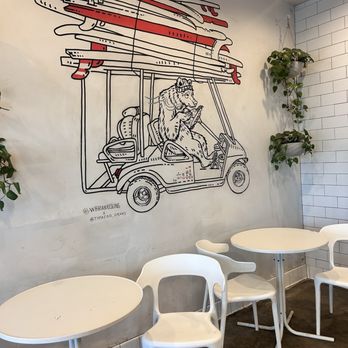 Bear Coast Coffee - Inside a couple tables to sit - Coffee & Tea Near Me - San Clemente, California
