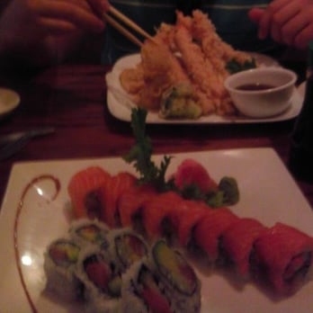 Tai Show - Tempura shrimp, Alaskan maki, Angela roll. - Japanese Near Me - Massapequa, New York Tai Show - Tempura shrimp, Alaskan maki, Angela roll. - Japanese Near Me - Massapequa, New York
